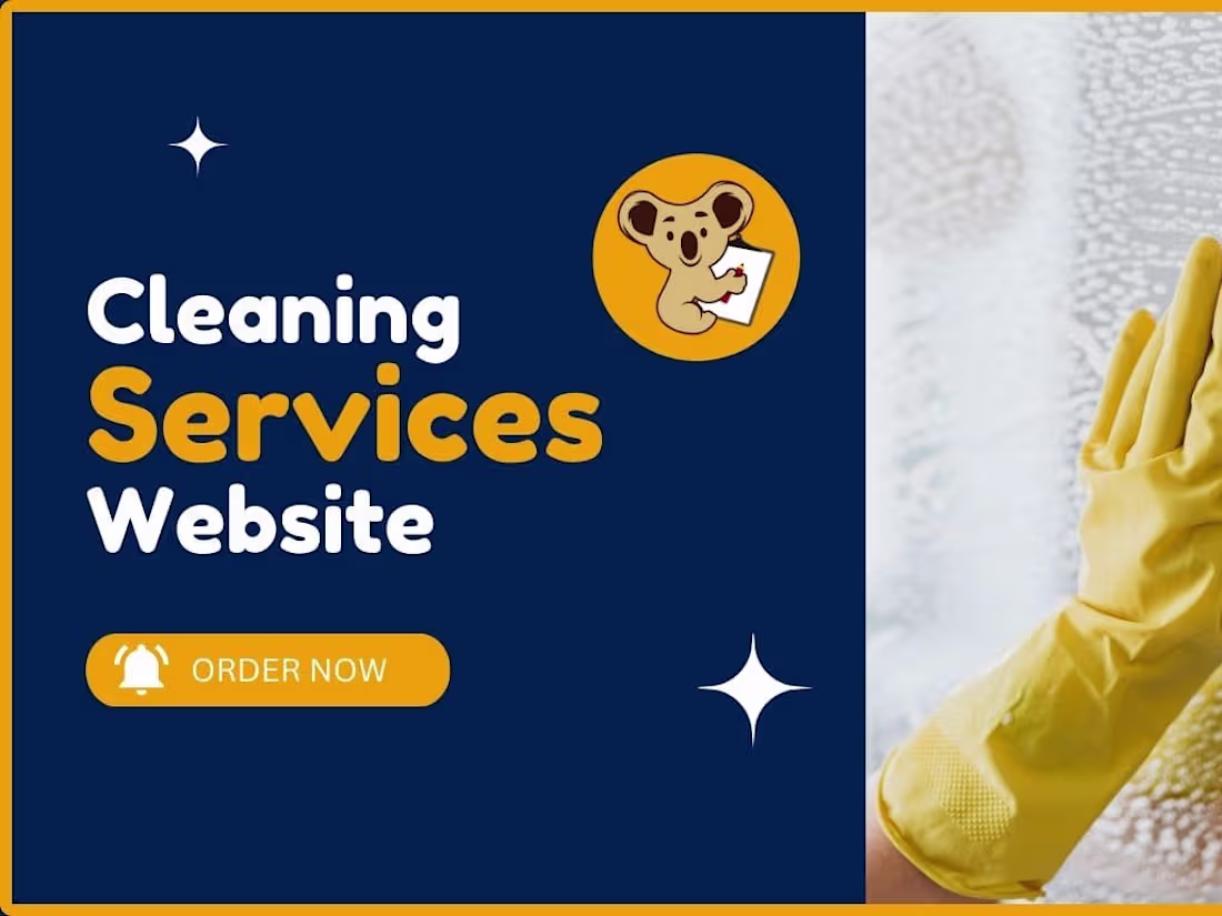 Cover image for Cleaning Service Website