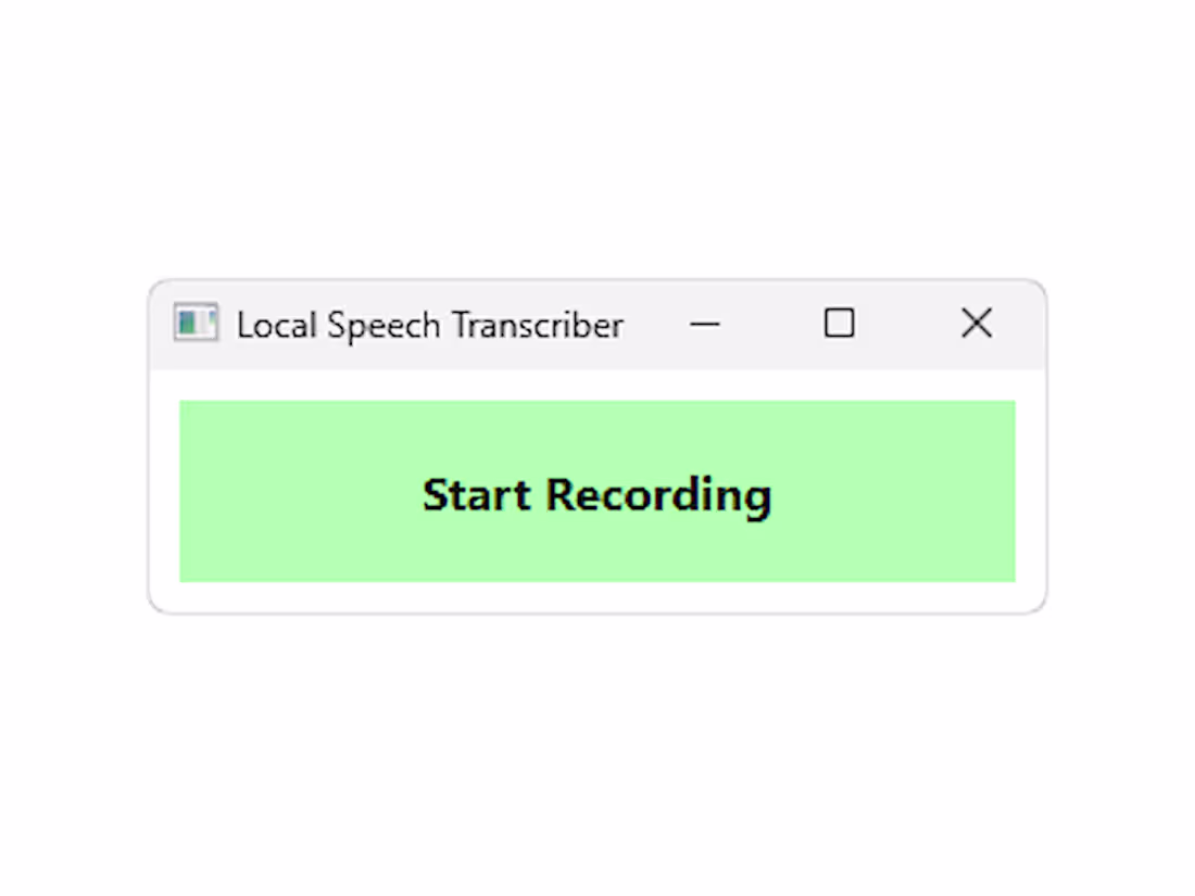 Cover image for [AI Engeneering] Local Speech Transcriber