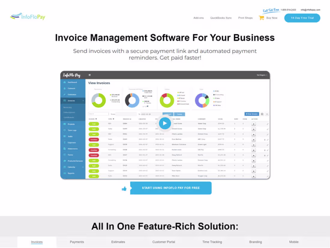 Cover image for InfoFlo Pay | Invoice Management System