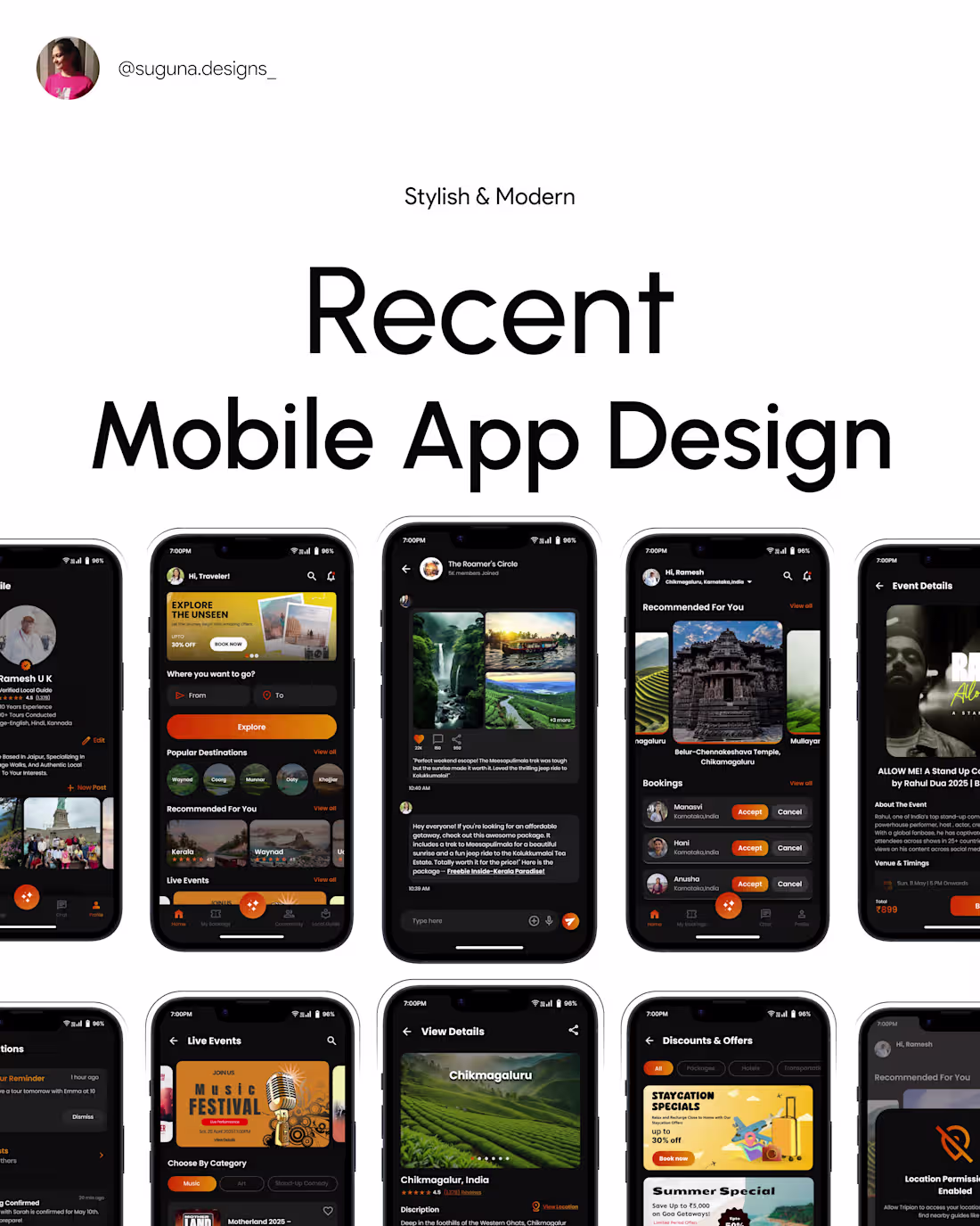 Cover image for Created a travel app UX