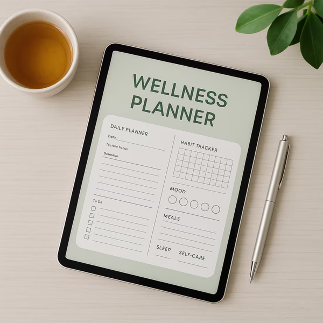 Cover image for Promotional Email: Digital wellness planner launch