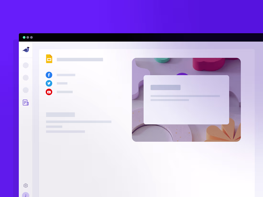 Cover image for Marketing analytics & reporting tool -- Sparrow charts