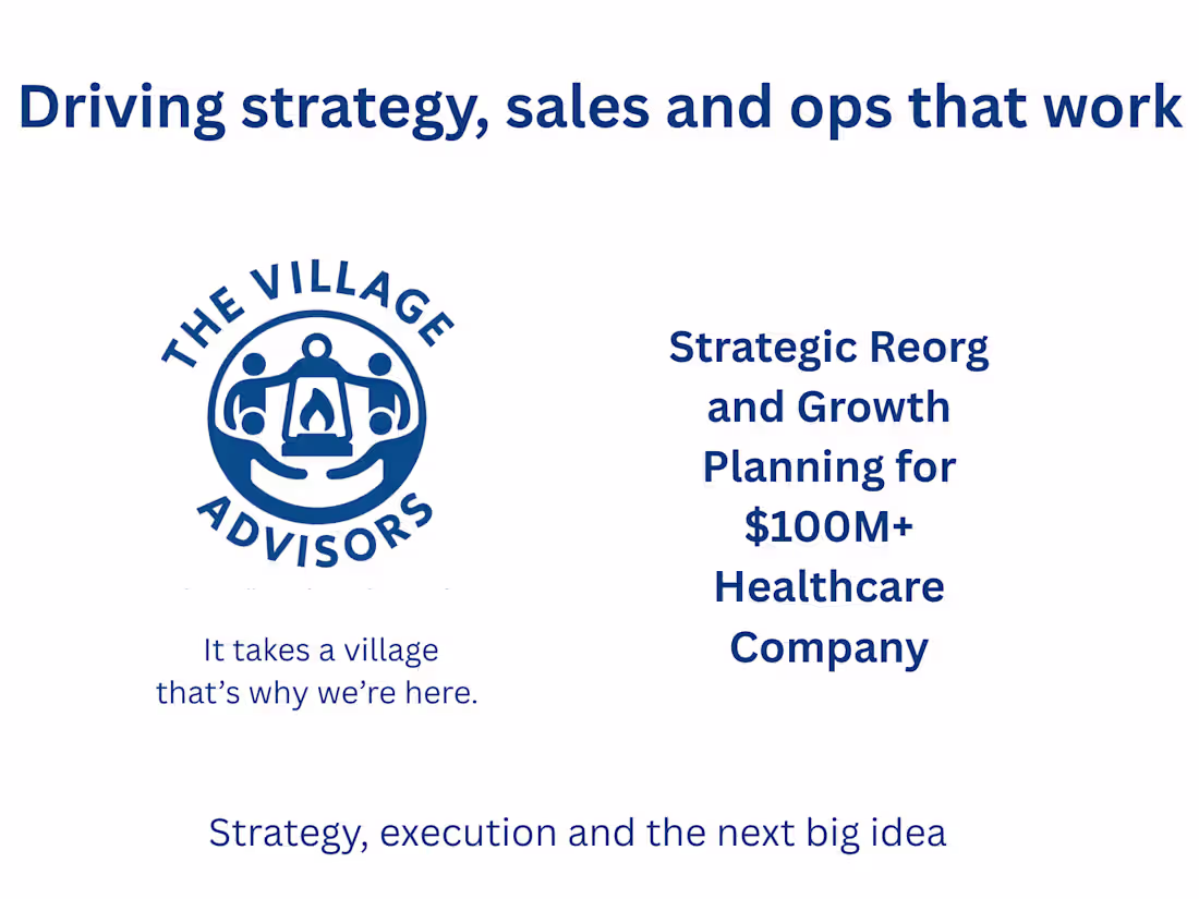 Cover image for Strategic Growth & Operational Realignment for $100M+ Company