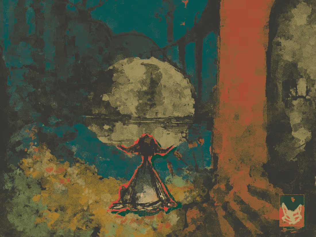 Cover image for surrealist artwork for an album cover