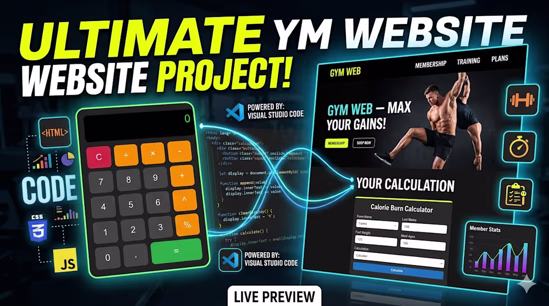 Cover image for A Gym Website That works