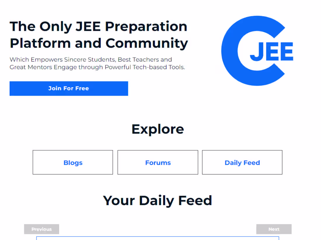 Cover image for The JEE Community