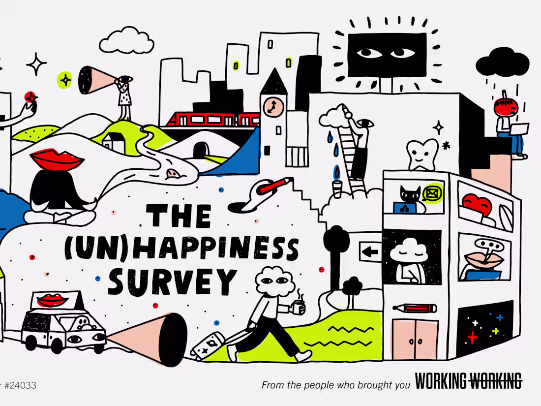 Cover image for Working Not Working's (UN)HAPPINESS SURVEY — Copy + Email