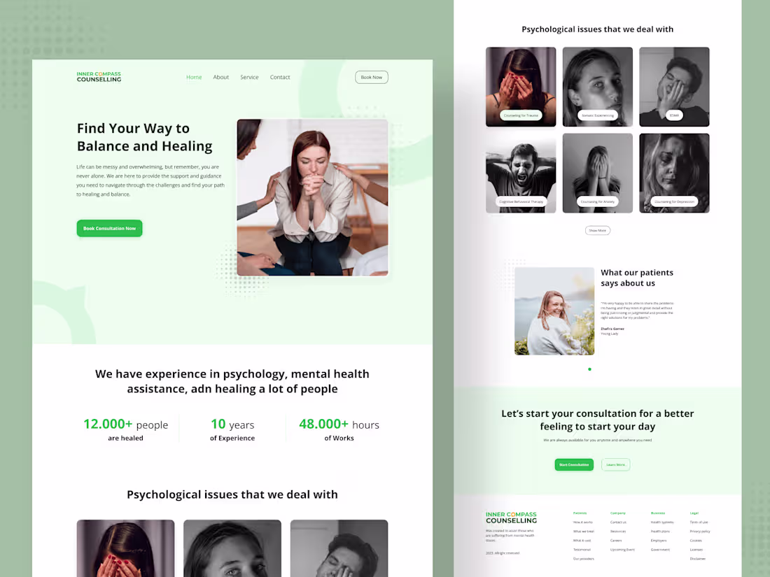 Cover image for Counseling Website