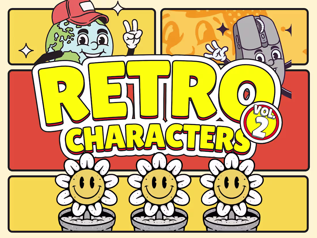 Cover image for Retro Characters Vol.2