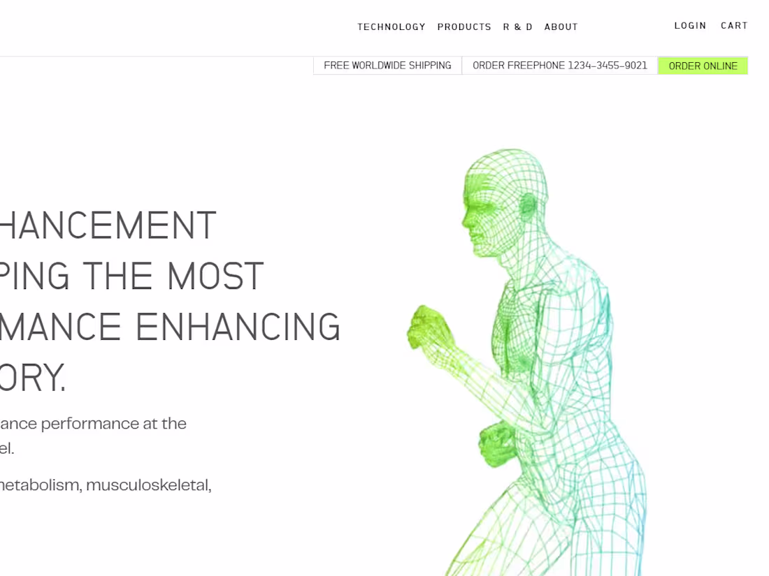 Cover image for Website for Pharmaceutical Company