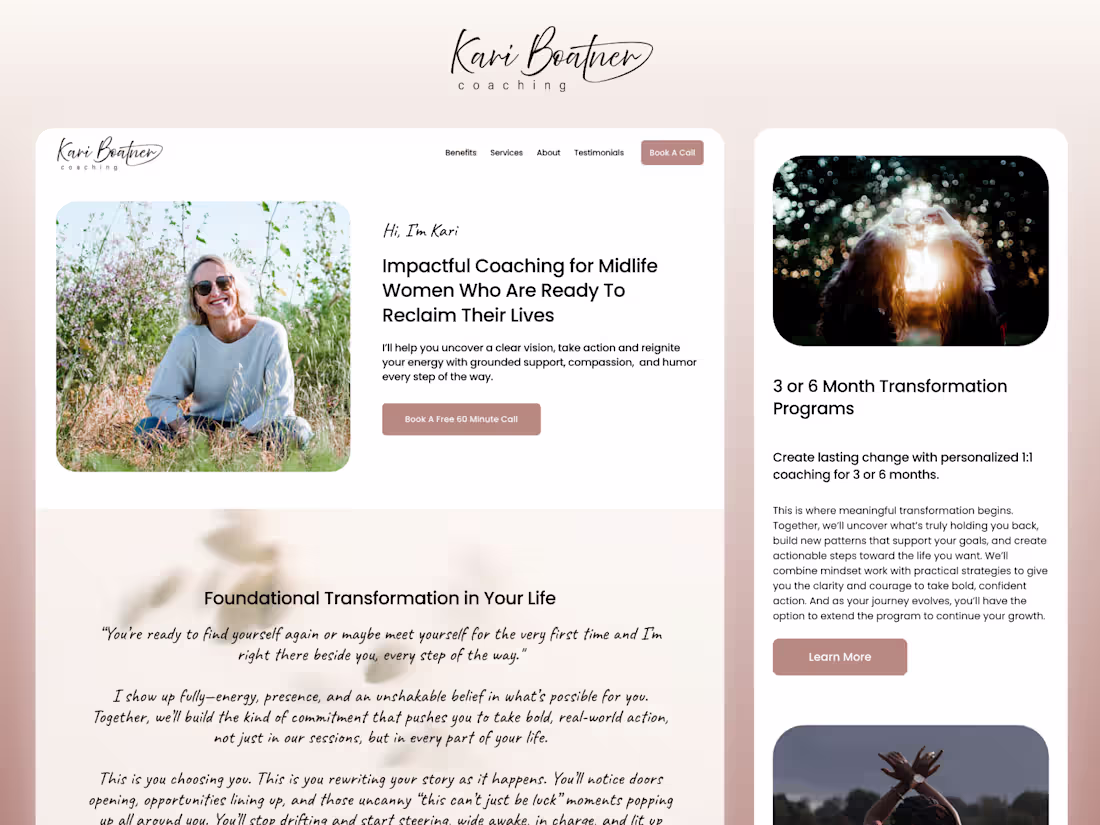 Cover image for Kari Boatner Coaching