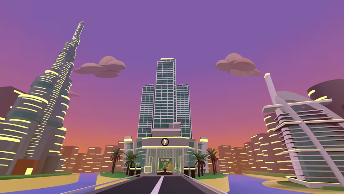 Cover image for Networking Center in Dubai in VR - Horizon Worlds