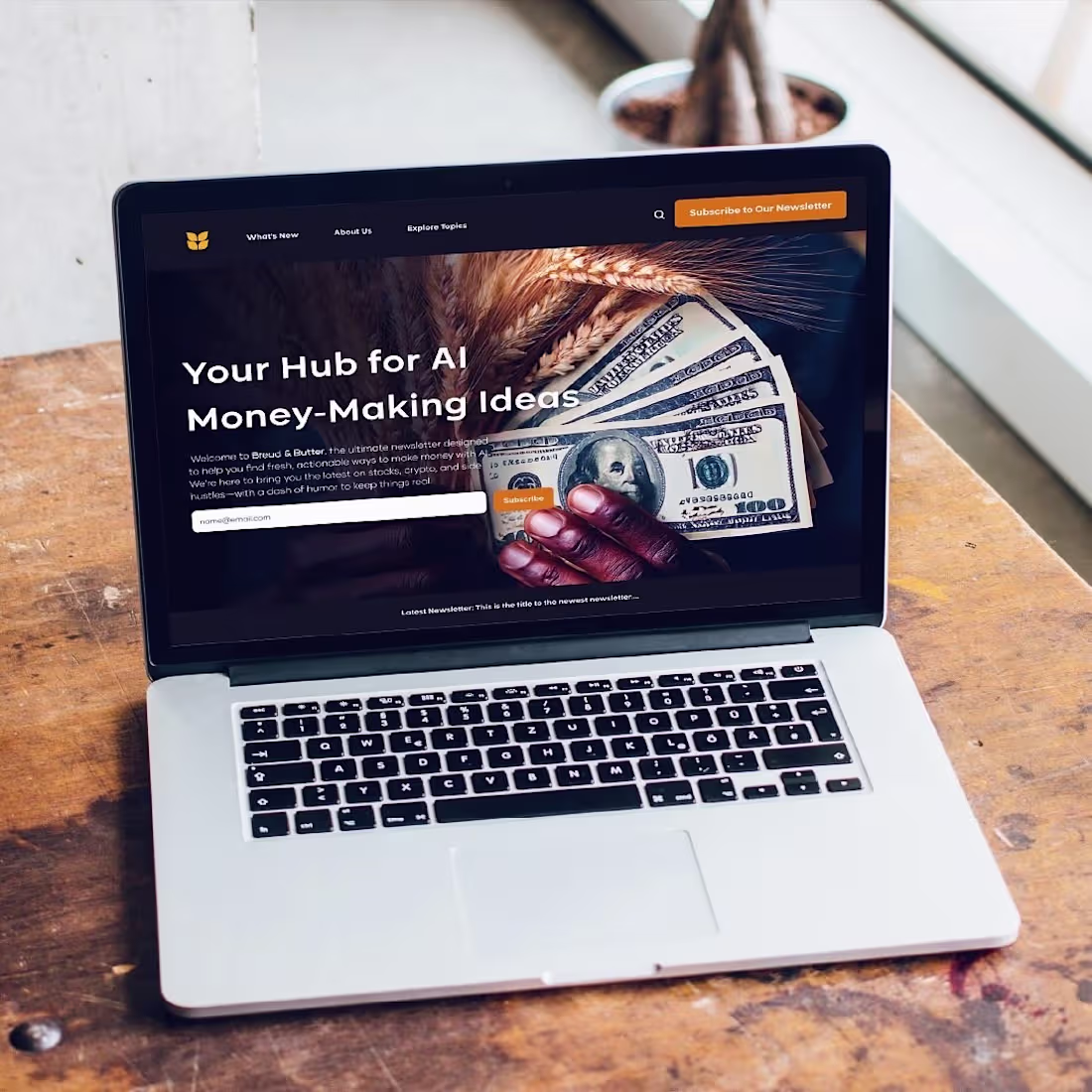 Cover image for Bread & Butter – Brand & Web UX for AI Education Platform