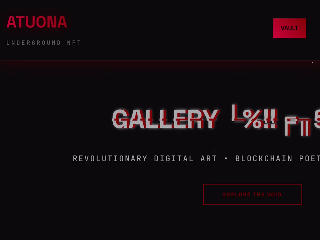 Cover image for Underground NFT Art Gallery