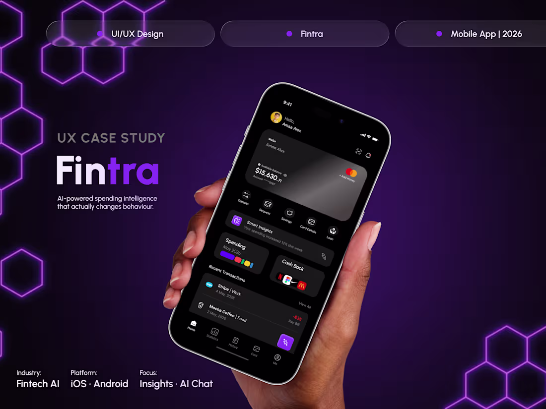 Cover image for Fintra_AI-powered Fintech App - Favour Augustine