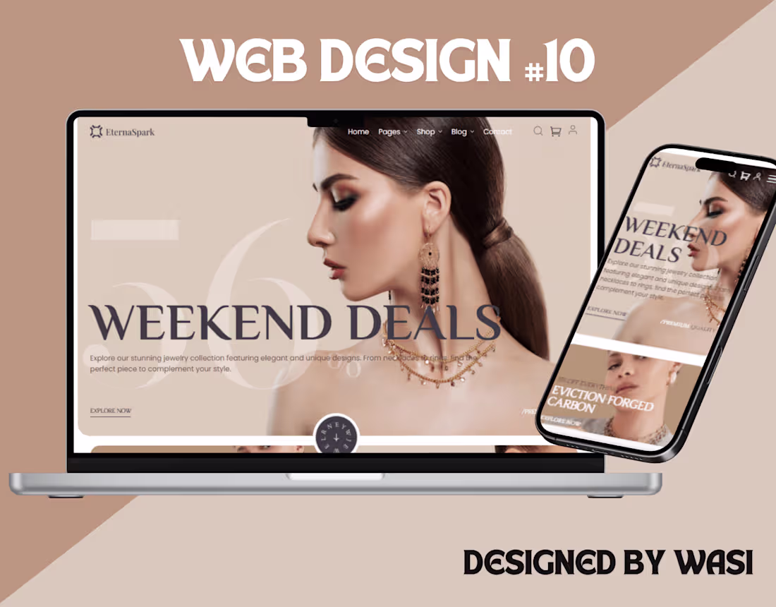 Cover image for Modern Jewelry Store Website