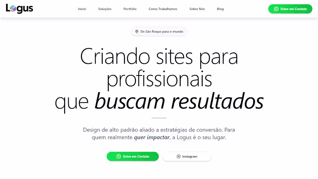 Cover image for Logus Desenvolvimento — A full-service