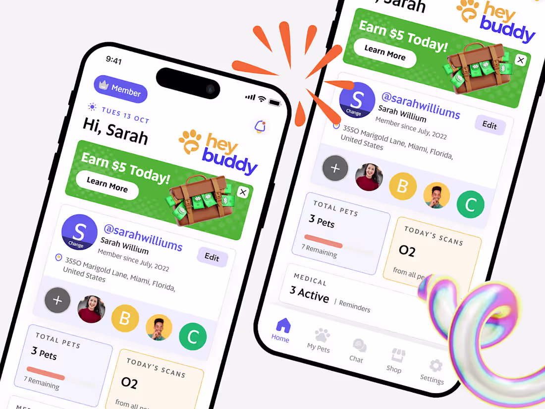 Cover image for Heybuddy Pet App