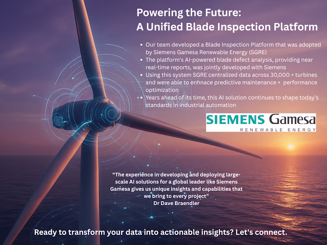 Cover image for AI-Powered Blade Inspection for Unmatched Efficiency