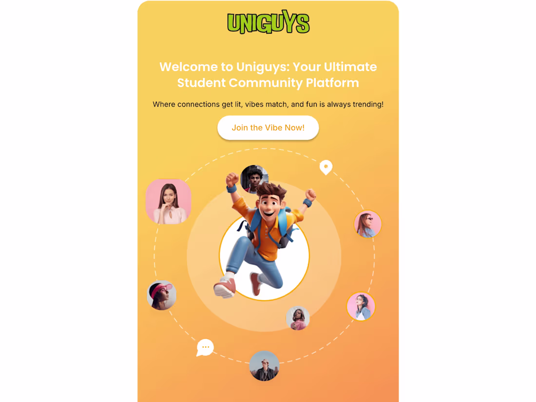 Cover image for UniGuys App - Student Community and Engagement