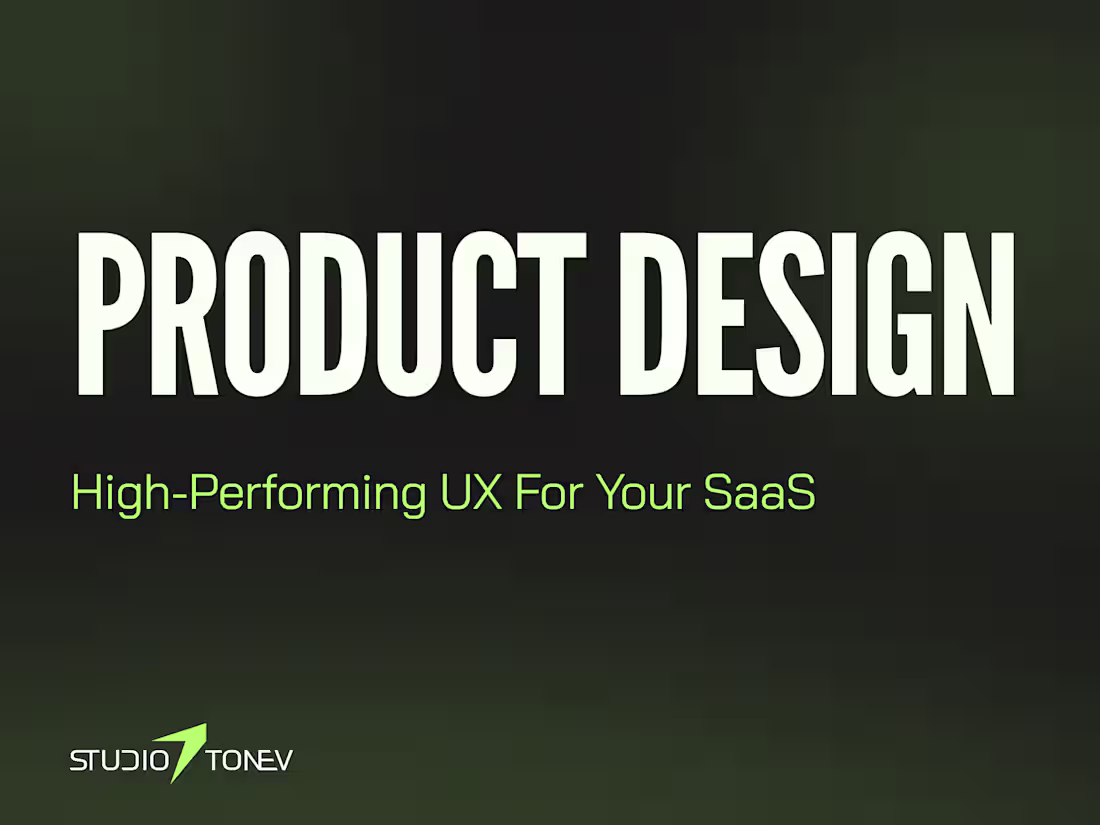 Cover image for Product design (UI/UX)