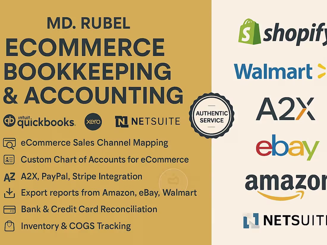 Cover image for Catch Up & Monthly Bookkeeping | Reliable, Timely & CPA-Ready