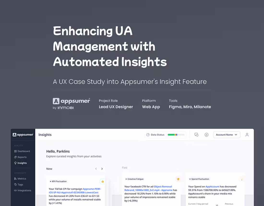 Cover image for Appsumer - AdTech SaaS Dashboard
