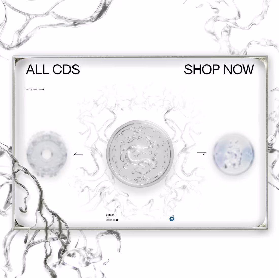 Cover image for Conceptual Ecommerce/ Artist portfolio Website