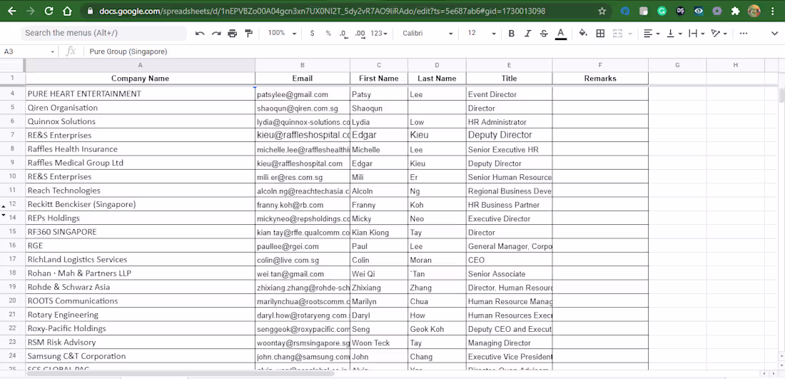 Cover image for Contact list builder