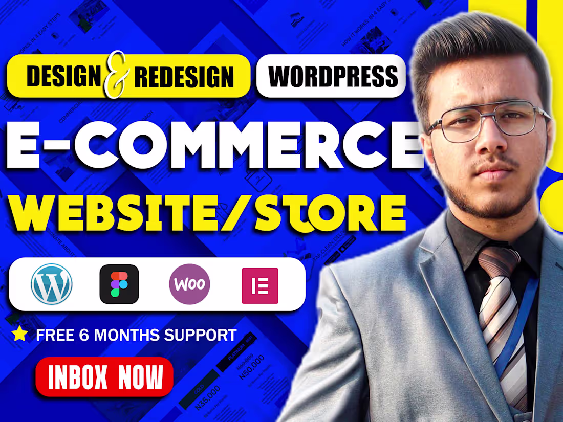 Cover image for E-Commerce Website/ Wordpress E-Commerce website Design