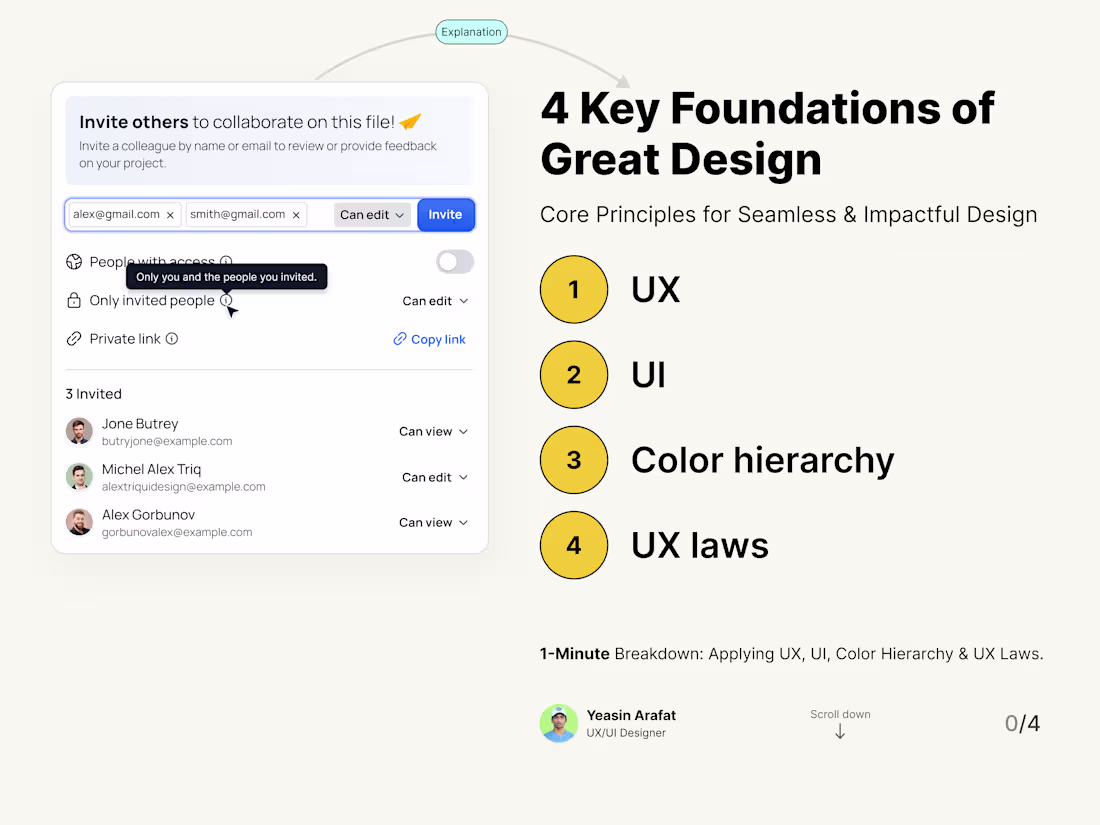 Cover image for Invite Team Members SaaS UX UI