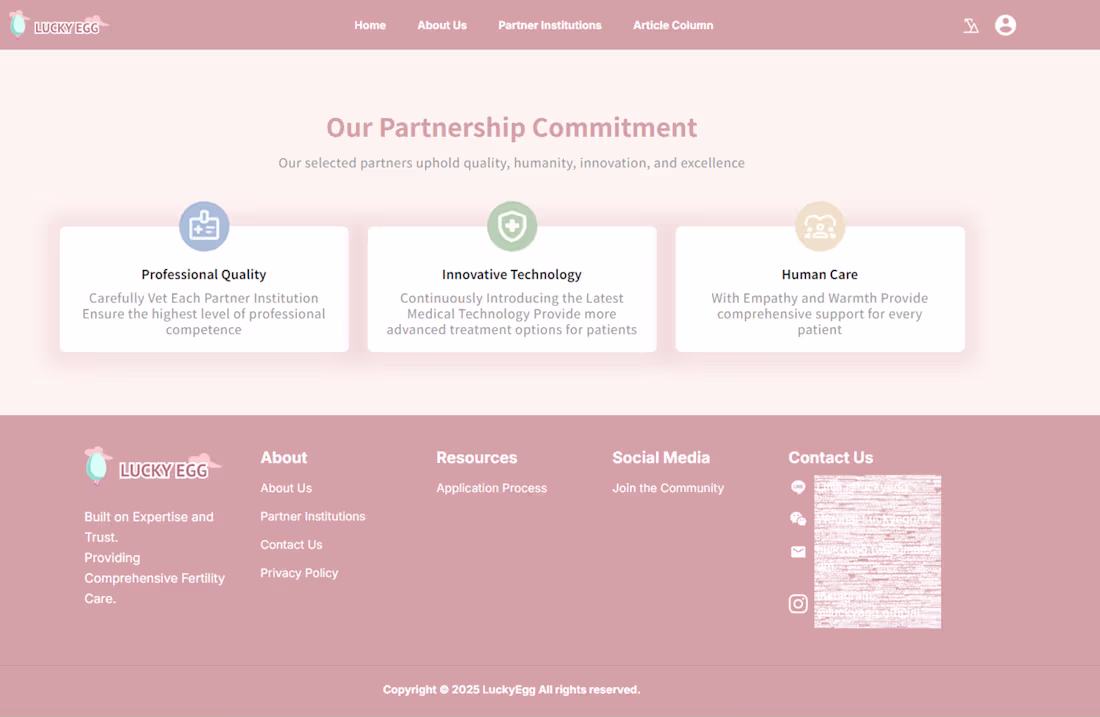 Cover image for LuckyEgg｜Trust-focused Web Platform A web platform built aro...