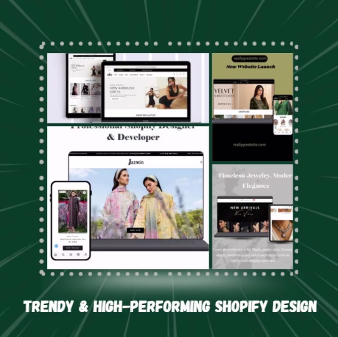 Cover image for Developed a professional Shopify store,
