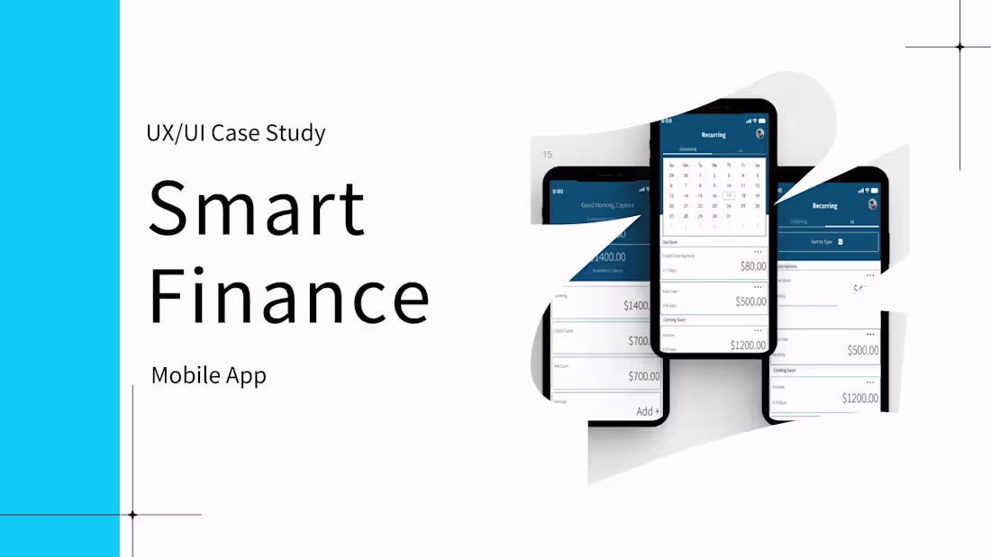 Cover image for Smart Finance App