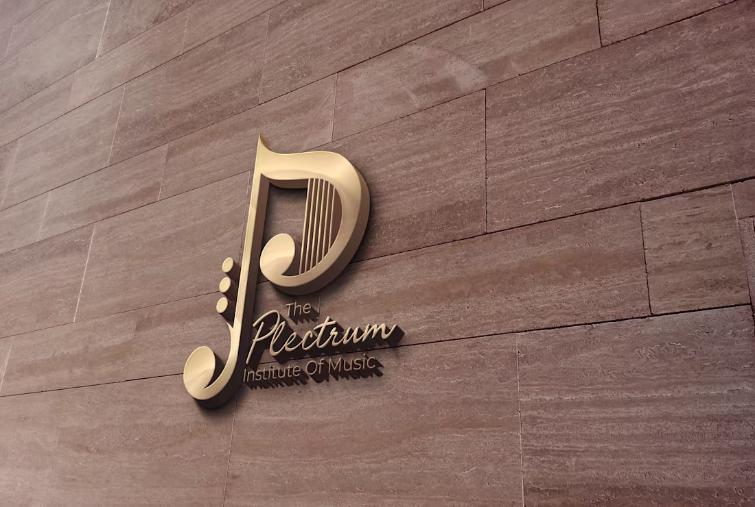 Cover image for Logo Design | Branding for Plectrum Institute of Music
