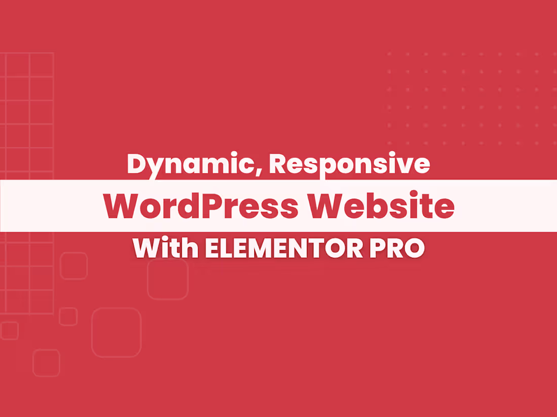 Cover image for I will create responsive wordpress website