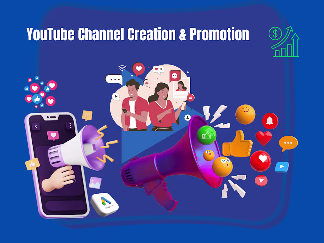 Cover image for YouTube Channel Creation & Promotion
