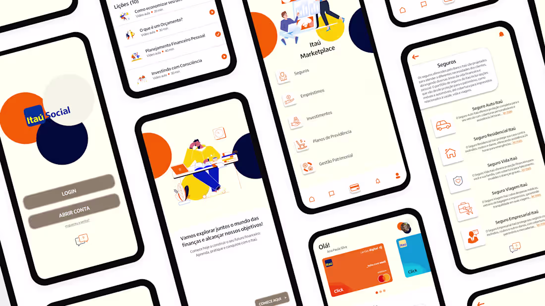 Cover image for Itáu Social - Banking App/Desktop