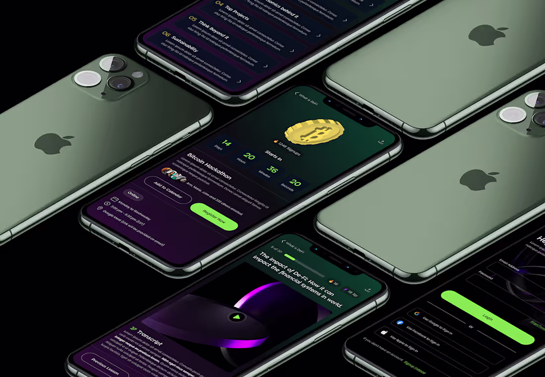 Cover image for Defi Learning Application :: Behance