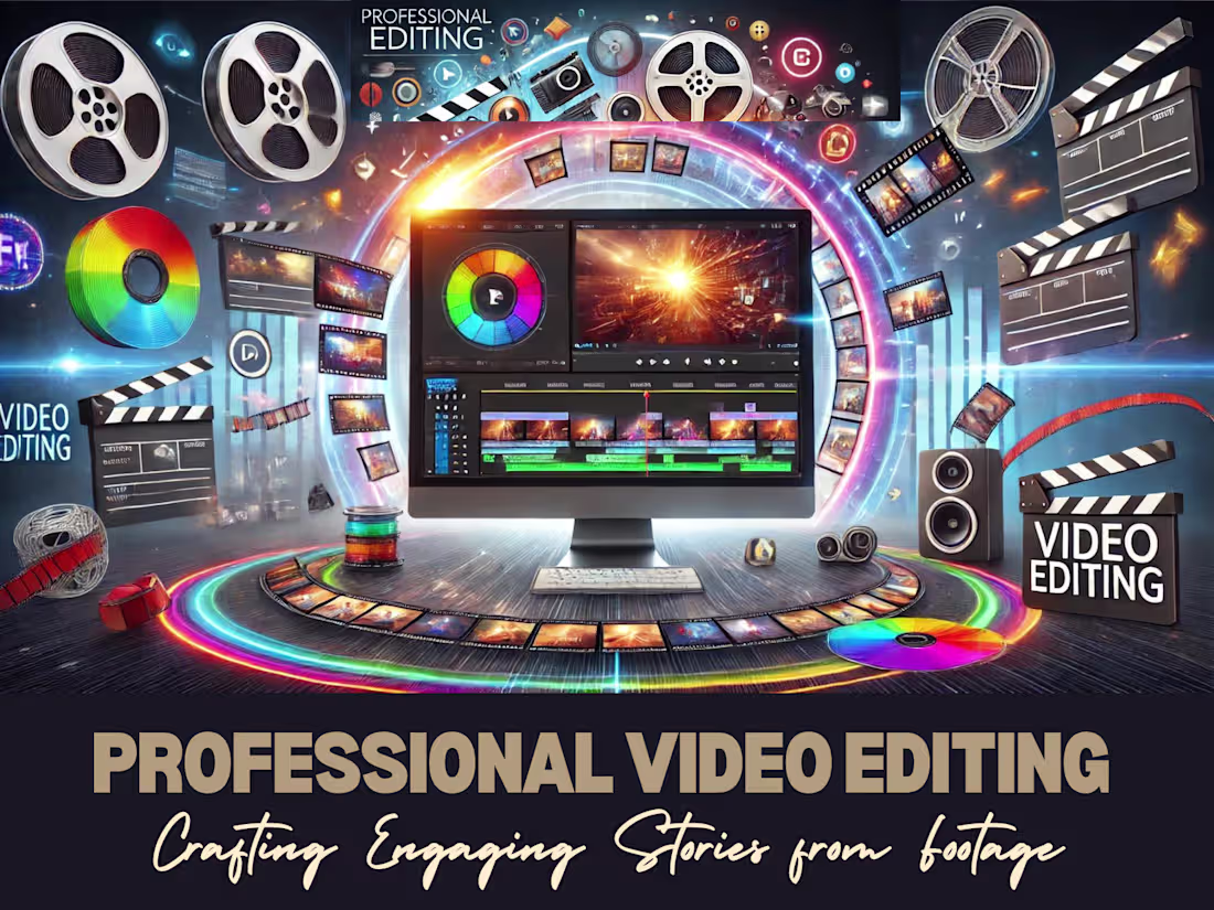 Cover image for Professional Editing: Crafting Engaging Stories from Raw Footage
