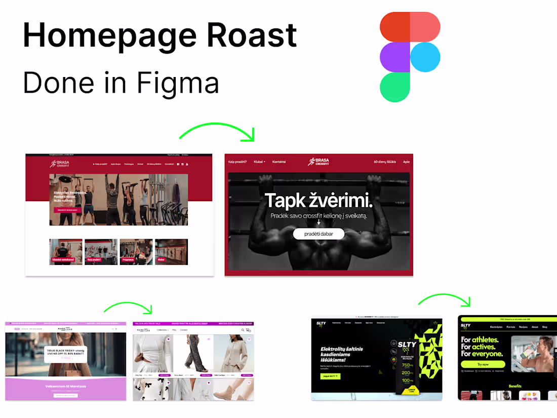 Cover image for I will roast your homepage, redesigning it with CRV principles