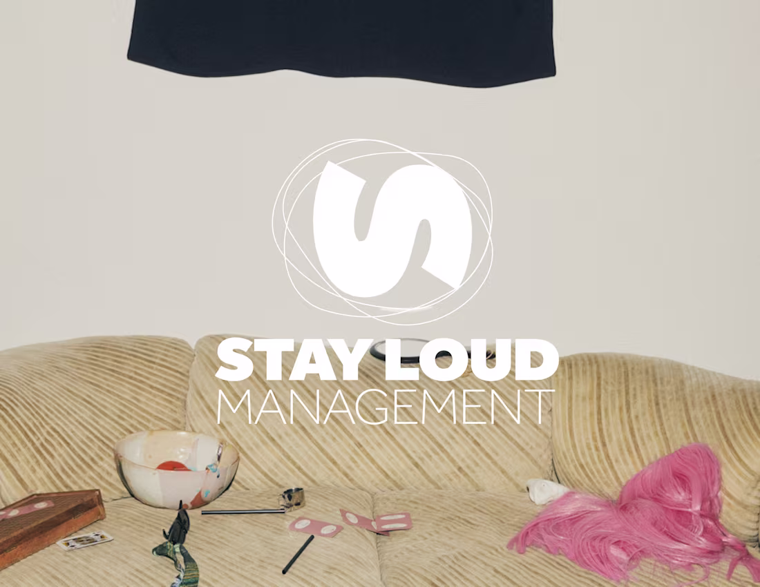 Cover image for Stay Loud Management Logo Design