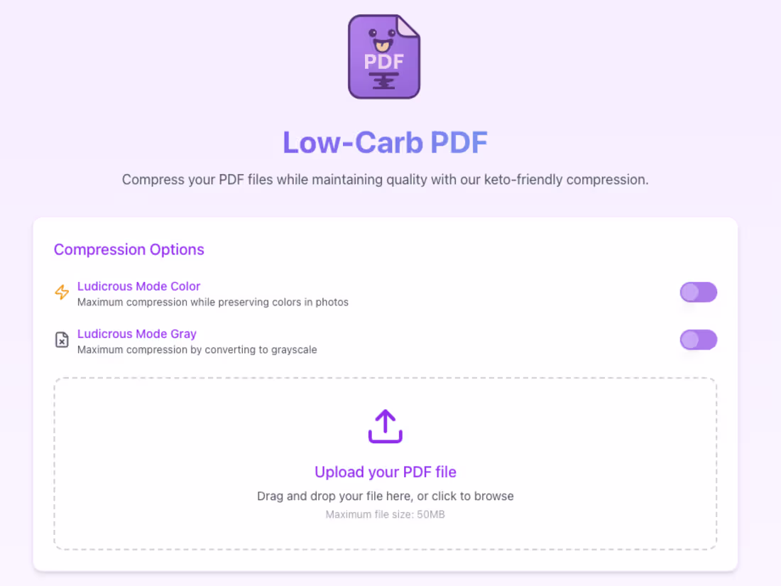 Cover image for Low-Carb PDF