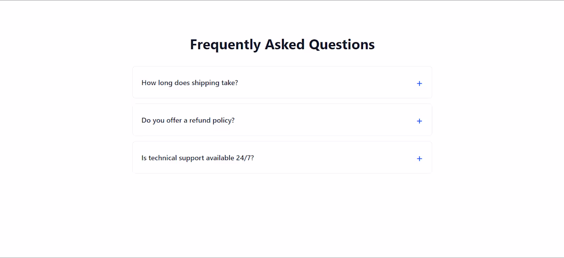 Cover image for Ready to Paste FAQ Component