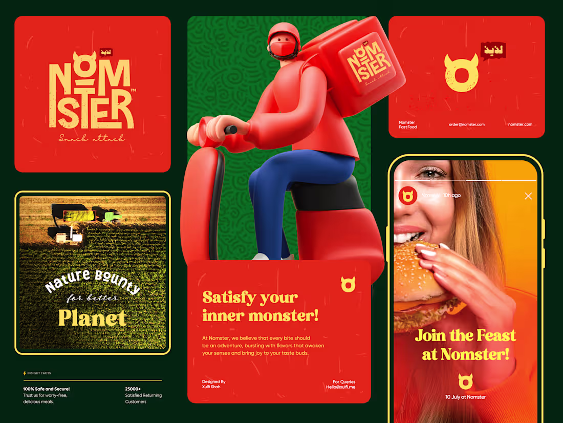 Cover image for Nomster Branding