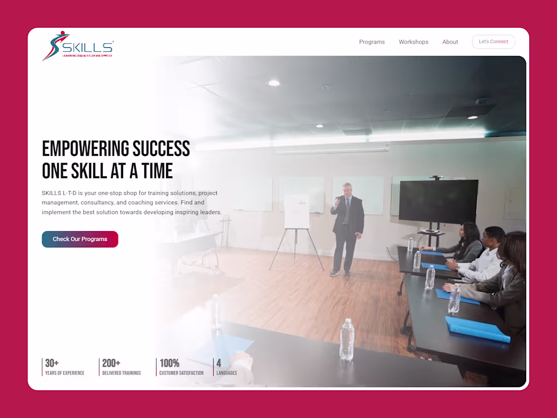 Cover image for SKILLS L-T-D — a targeted training consultant