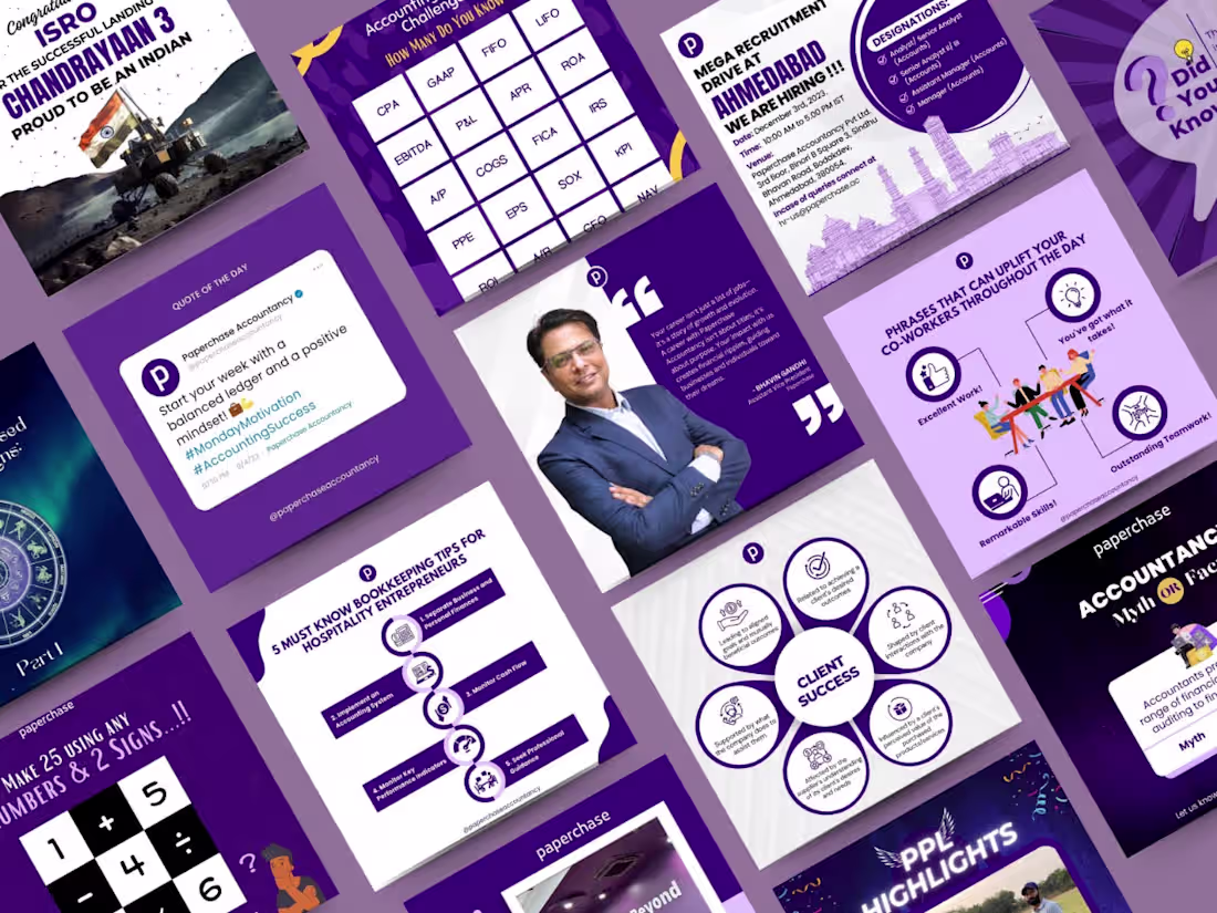 Cover image for Paperchase Accountancy| Brand Identity + Social Media Profile