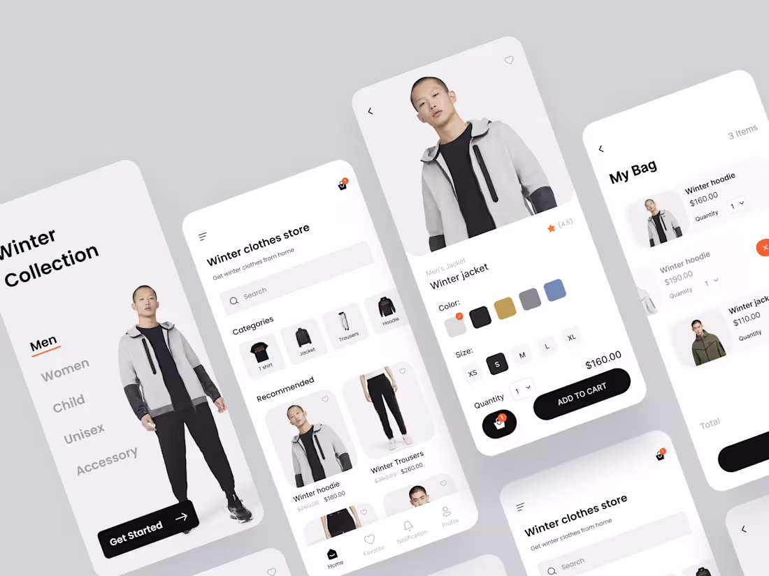 Cover image for Clothes Store Mobile App