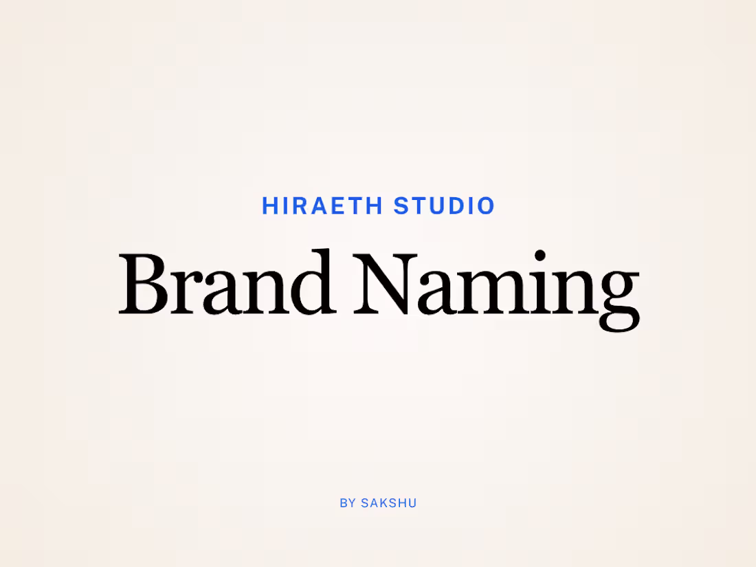 Cover image for Brand Naming