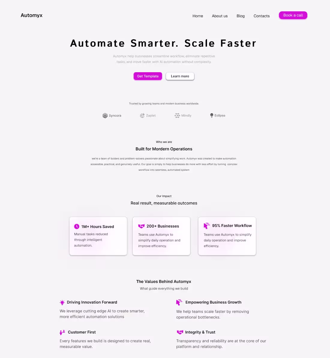 Cover image for Project overview
Automyx is a cutting-edge